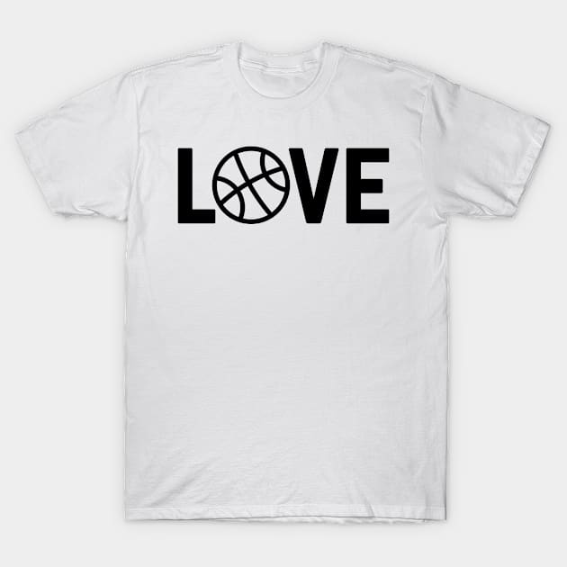 Love Basketball T-Shirt by NightField